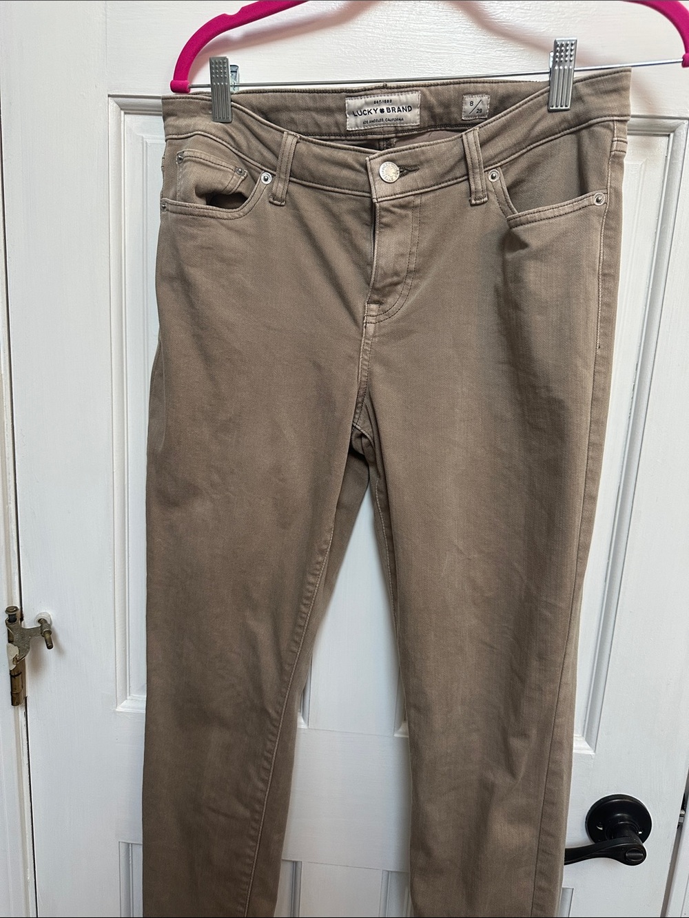 Lucky Brand Skinny Jeans in Taupe Brown